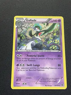 Gallade 61/135 Cosmos Holo Blister Exclusive BW Plasma Storm Pokemon TCG MP - Image 1