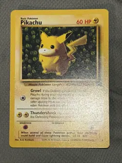 Pokemon TCG Pikachu Wizards Black Star Promos 1 Regular Promo 1st Edition - Image 2