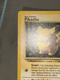 Pokemon TCG Pikachu Wizards Black Star Promos 1 Regular Promo 1st Edition - Image 4