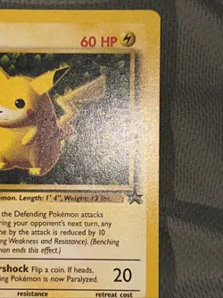 Pokemon TCG Pikachu Wizards Black Star Promos 1 Regular Promo 1st Edition - Image 5