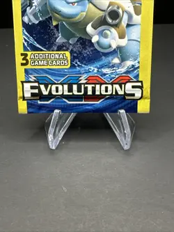 Pokemon XY Evolutions Booster Pack 3-Card Mini Pack Blastoise Artwork - SEALED - Image 3