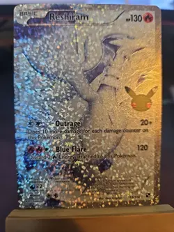 Pokemon TCG Reshiram Celebrations Classic Collection Card 113/114 NM/M Condition - Image 1