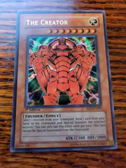 NM The Creator - 1st Edition RDS EN005 Holo Foil Ultra Rare Yugioh Card - Image 1