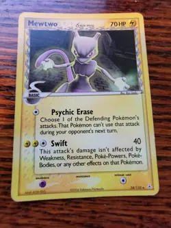Mewtwo (Delta Species) 24/110 - EX Holon Phantoms - Non-Holo Pokemon Card - MP! - Image 1