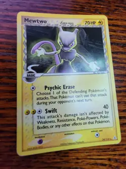 Mewtwo (Delta Species) 24/110 - EX Holon Phantoms - Non-Holo Pokemon Card - MP! - Image 2