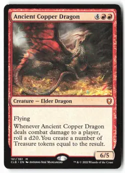 Ancient Copper Dragon - Commander Legends: Battle for Baldur's Gate (161) LP - M - Image 1