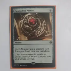 RARE 1x QUICKSILVER AMULET Explorers of Ixalan (EO2) Magic the Gathering TCG NM - Image 1