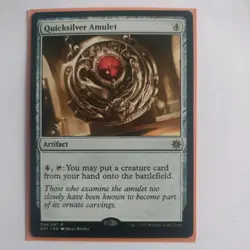 RARE 1x QUICKSILVER AMULET Explorers of Ixalan (EO2) Magic the Gathering TCG NM - Image 2