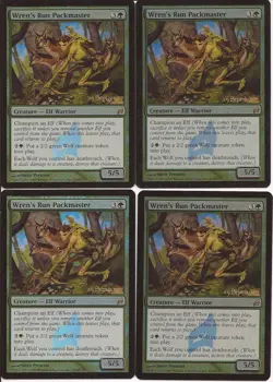 4 Ama de jauria de coto de reyezuelos Promo Lorwin Wren's run packmaster MTG - Image 1