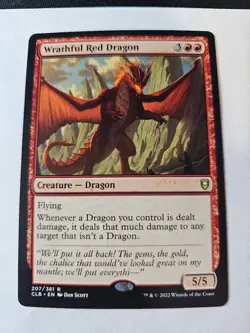 MTG - Wrathful Red Dragon - Baldurs Gate Commander Battle - Image 1