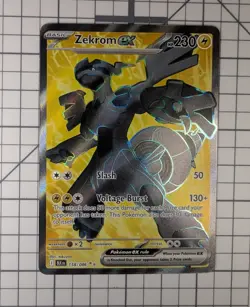 Pokemon TCG Zekrom EX 158/086 - Black Bolt English Ultra Rare, Pack Fresh - Image 1