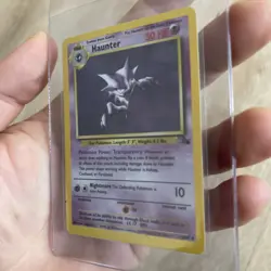 💥 Pokemon Haunter 6/62 Fossil Holo Rare WOTC 1999 Vintage TCG LP/NM - Image 3