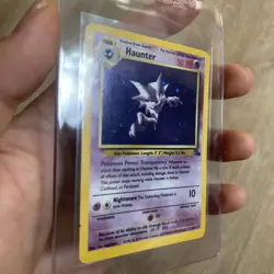 💥 Pokemon Haunter 6/62 Fossil Holo Rare WOTC 1999 Vintage TCG LP/NM - Image 4