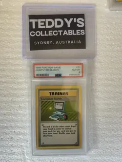 1999 POKEMON BASE SET UNLIMITED #71 COMPUTER SEARCH PSA 8 - Image 1