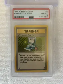 1999 POKEMON BASE SET UNLIMITED #71 COMPUTER SEARCH PSA 8 - Image 2