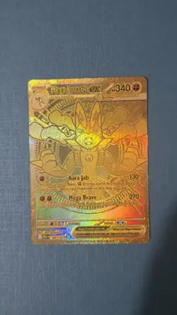 Mega Lucario ex - Mega Evolution 188/132 - English - Gold Rare - Pokemon TCG - Image 1