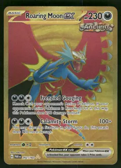 Roaring Moon ex - 262/182 Hyper Rare Holo NM Pokemon SV04: Paradox Rift - Image 1