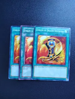 Yu-Gi-Oh - Emblem Of Dragon Destroyer X3 - Full Playset - Image 1