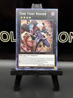 ** TIME THIEF REDOER ** 1ST EDITION PRISMATIC SECRET RARE NM MP20-EN040 YUGIOH! - Image 2