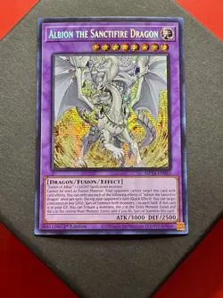 Albion The Sanctifire Dragon | MP24-EN082 | Prismatic Secret Rare | NM | YuGiOh! - Image 1