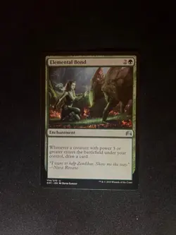 Elemental Bond [Magic Origins] Magic The Gathering MTG Card Light Play - Image 1