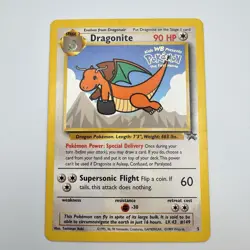 [NM] Pokemon TCG Dragonite #5 Black Star Promo, WB the First Movie, Stamped Card - Image 1