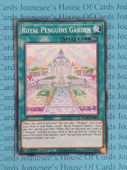 BODE-EN063 Royal Penguins Garden Yu-Gi-Oh Card 1st Edition New - Image 1