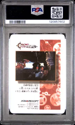 PSA 9 Chrono Cracked Ice Prism Holo Japanese Chrono Trigger Card Game 1995 - Image 2
