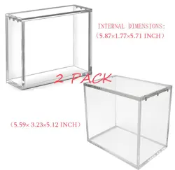 2 Pack - Magnetic Booster Box Acrylic Case Pokemon Card Protective (two size) - Image 2