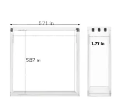 2 Pack - Magnetic Booster Box Acrylic Case Pokemon Card Protective (two size) - Image 3