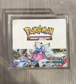Pokemon Magnetic Booster Box Acrylic Case! Pokemon Card Protective Display! - Image 1
