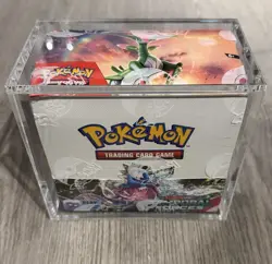 Pokemon Magnetic Booster Box Acrylic Case! Pokemon Card Protective Display! - Image 2