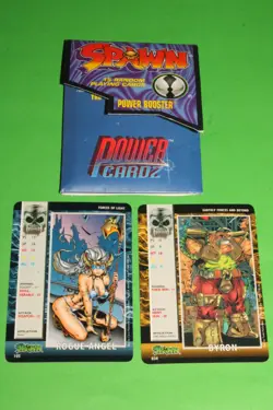 1995 SPAWN TCG COLLECTIBLE CARD GAME 15 CARD LOT CCG BOOSTER PACK CALIBER GAME - Image 2