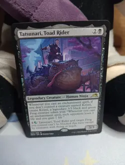Tatsunari, Toad Rider Kamigawa: Neon Dynasty Magic the Gathering Card - Image 1