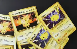 Lot of 12 Pikachu 025 Lt. Surge's 1999 Old Back Japanese Pokemon Card promo NM - Image 3