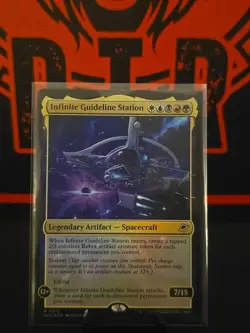 x1 Infinite Guideline Station FOIL EOE Edge of Eternities MTG 219 M/NM 1x - Image 1