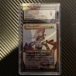 2025 MTG Magic Final Fantasy Lightning, Army of One #0400 Borderless Foil NM - Image 1