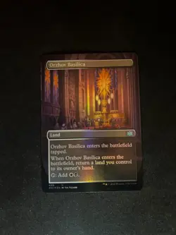 Orzhov Basilica *Foil* (Borderless ) [Double Masters 2022] NM Magic MTG Cards - Image 1