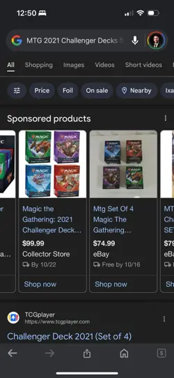 MTG Set of 4 Magic The Gathering Challenger Decks 2021 - Image 2