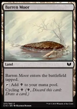 Barren Moor - Light Play MTG Commander 2015 - Image 1
