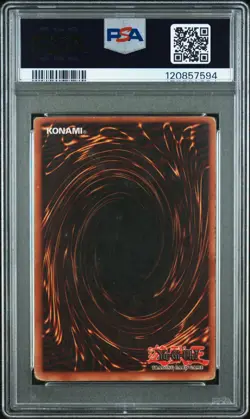 2002 ORIGINAL ENGLISH YUGIOH! LOB DARK MAGICIAN 1ST EDITION #005 PSA 1 - Image 2