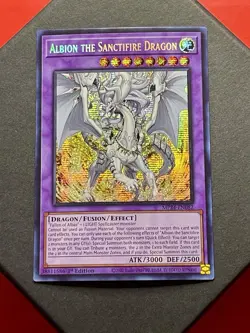 Albion The Sanctifire Dragon | MP24-EN082 | Prismatic Secret Rare | NM | YuGiOh! - Image 1