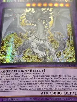 Albion The Sanctifire Dragon | MP24-EN082 | Prismatic Secret Rare | NM | YuGiOh! - Image 2