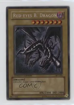 Red-Eyes B Dragon YuGiOh Collectors Tin Promo #BPT-005 2002 - Image 1