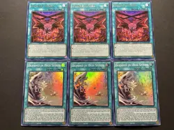 3x Branded In High Spirits | Super Rares + 3x Branded In Red | Rares | YuGiOh! - Image 1