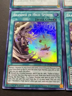 3x Branded In High Spirits | Super Rares + 3x Branded In Red | Rares | YuGiOh! - Image 3