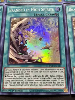 3x Branded In High Spirits | Super Rares + 3x Branded In Red | Rares | YuGiOh! - Image 5