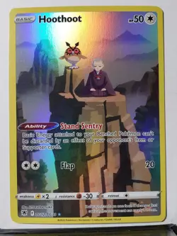 HOLO Hoothoot TG12/TG30 NM Astral Radiance Gallery Pokemon Card HYOGONOSUKE - Image 1