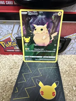 Pokemon Pikachu Celebrations Full Art Holo Card 005/025 Near Mint Condition - Image 1