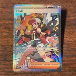 Pokemon TCG Hilda 171/086 Sv: White Flare FA Full Art Holo Trainer Card - Image 1